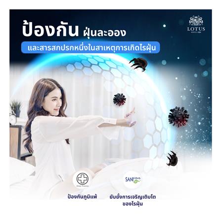 ที่นอน 6 ฟุต LOTUS ASLEEP III (พร้อมหมอนหนุน 2 ใบ)_4