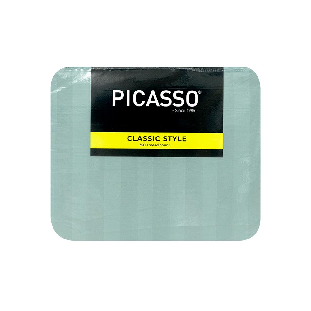 ชุดผ้าปูที่นอน 6 ฟุต (ชุด 5 ชิ้น) PICASSO CLASSIC STYLE สี GREEN SEA, GREEN MINT