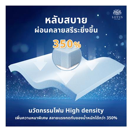 ที่นอน 5 ฟุต LOTUS ASLEEP II (พร้อมหมอนหนุน 2 ใบ)_8
