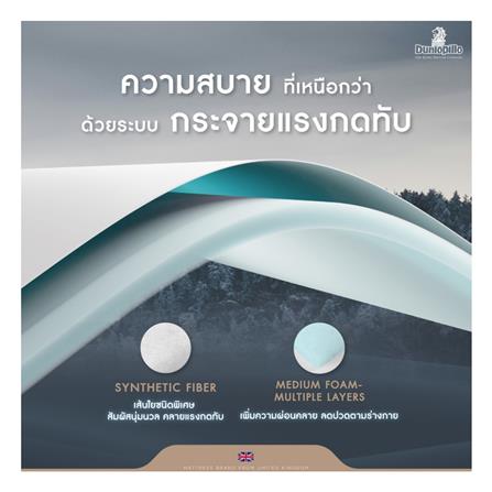 ที่นอน 5 ฟุต DUNLOPILLO VENUS (พร้อมหมอนหนุน 2 ใบ)_3