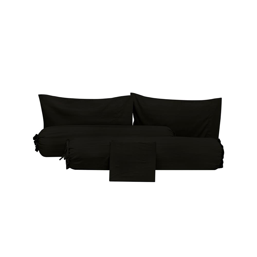 ชุดผ้าปูที่นอน 6 ฟุต (ชุด 5 ชิ้น) PICASSO CLASSIC STYLE สี DARK BROWN