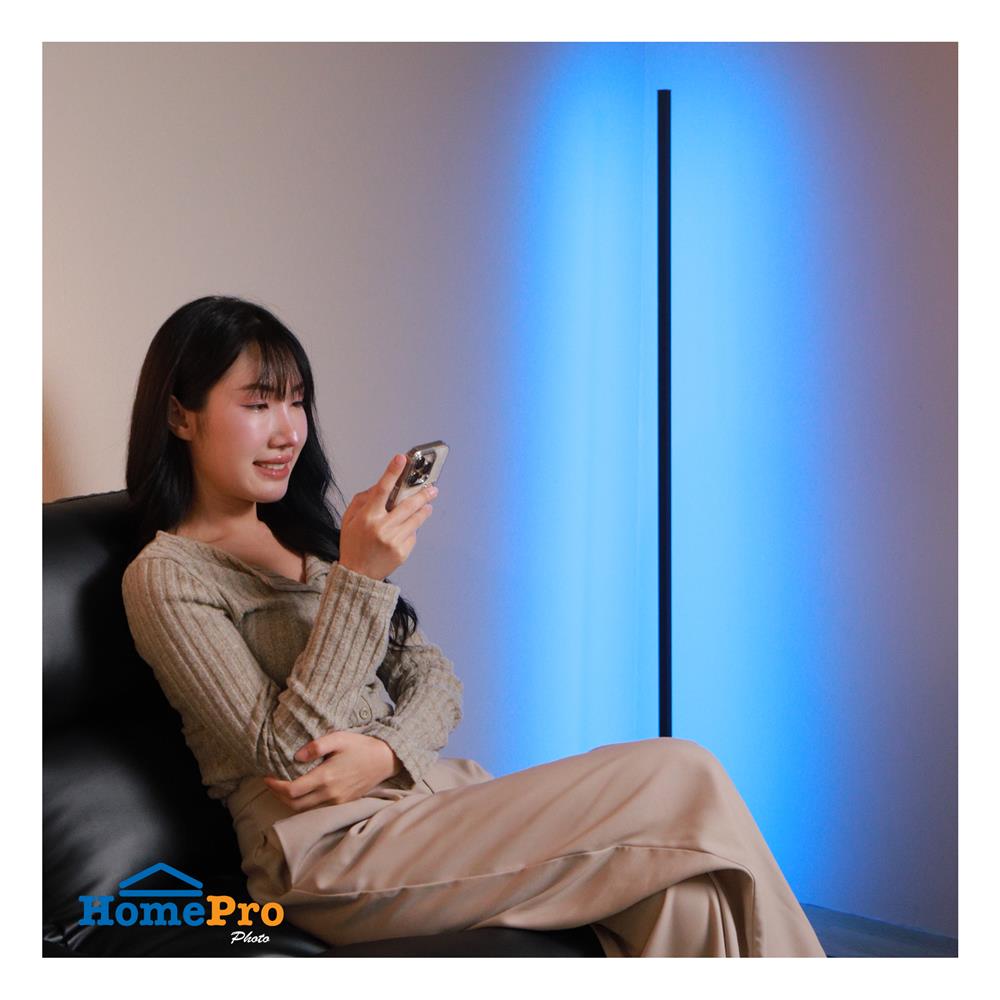 ไฟตั้งพื้น LED CARINI MT16-3670 16 วัตต์ สีขาว/ดำ