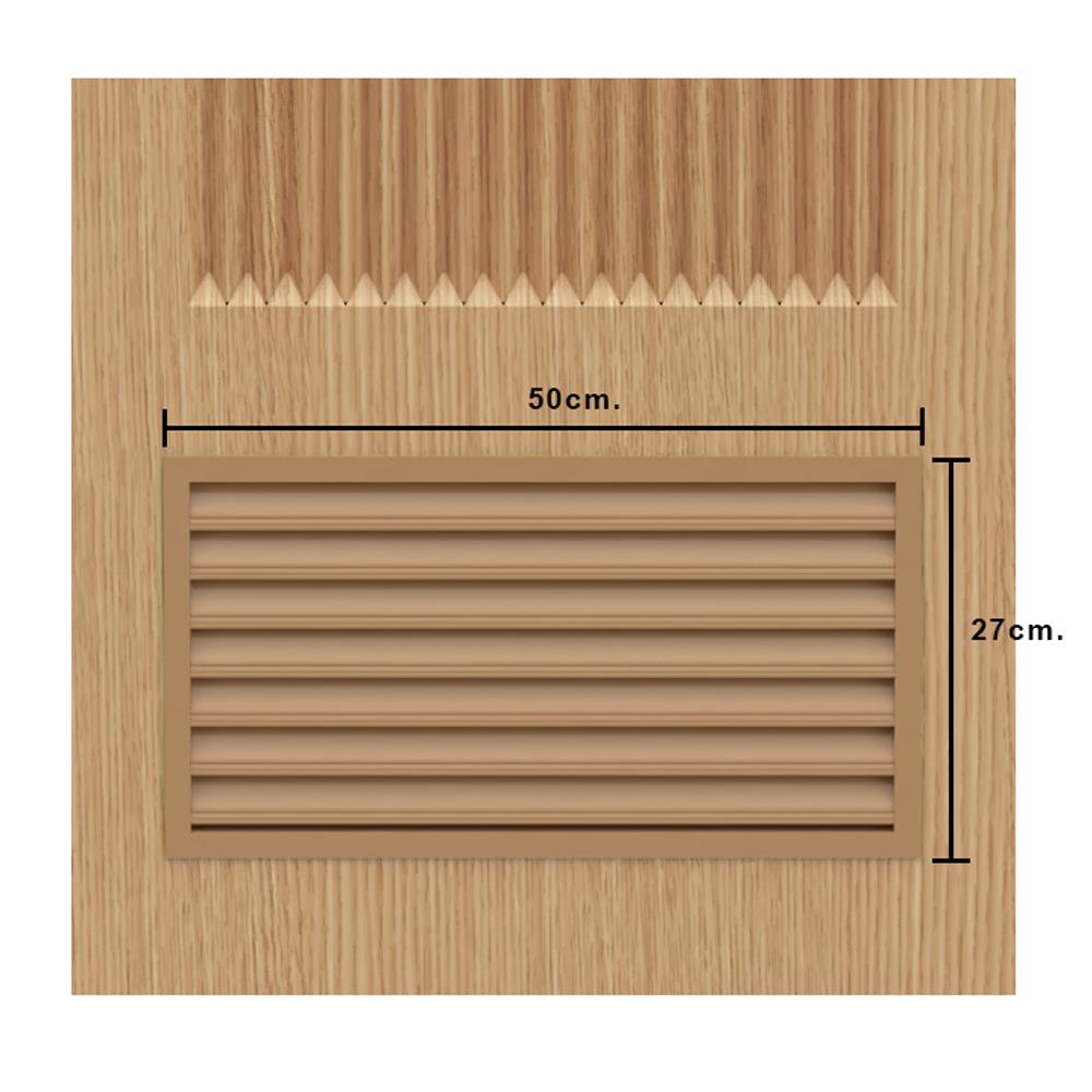 ประตูห้องน้ำ UPVC เจาะลูกบิด AZLE PZL05 70x200 ซม. สี NATURAL ASH WOOD