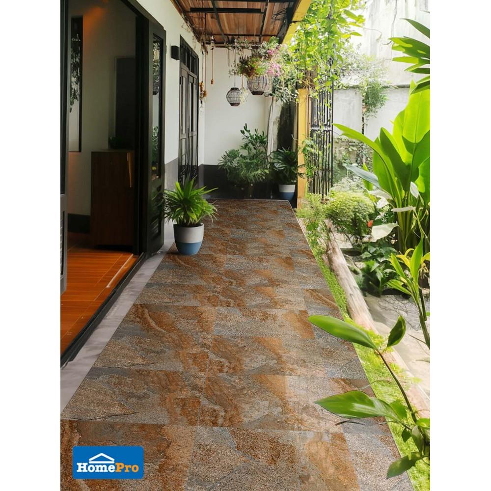 กระเบื้องพื้น 40x60 ซม. TARA รัสติกร็อค น้ำตาล PM 1.2 ตร.ม.