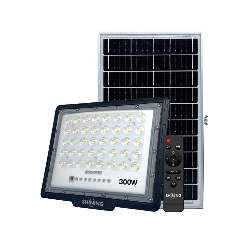 สปอตไลท์ SOLAR SHINING TORNADO S-FD30065K-2SLA 300 วัตต์ DAYLIGHT สีดำ