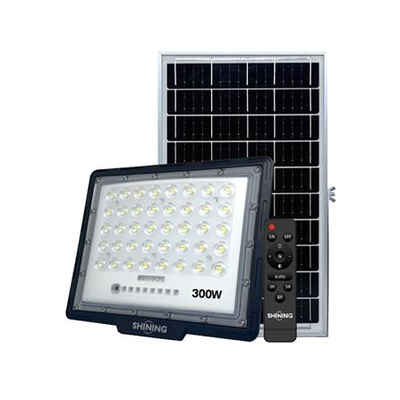 สปอตไลท์ SOLAR SHINING TORNADO S-FD30065K-2SLA 300 วัตต์ DAYLIGHT สีดำ_0