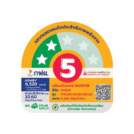 แอร์ผนัง DAIKIN FTKC09ZV2S 9200 บีทียู อินเวอร์เตอร์_4