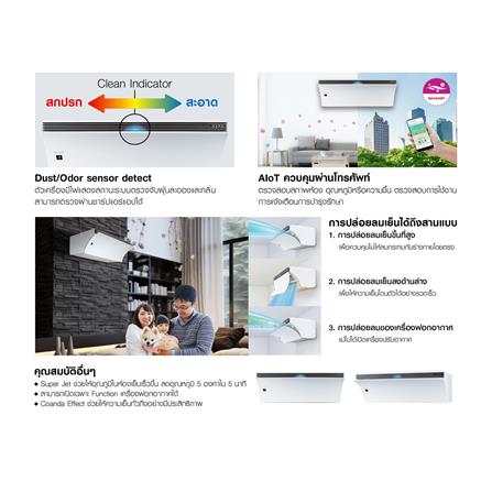 แอร์ผนัง SHARP AH-XP13CPB 12000 บีทียู อินเวอร์เตอร์_5
