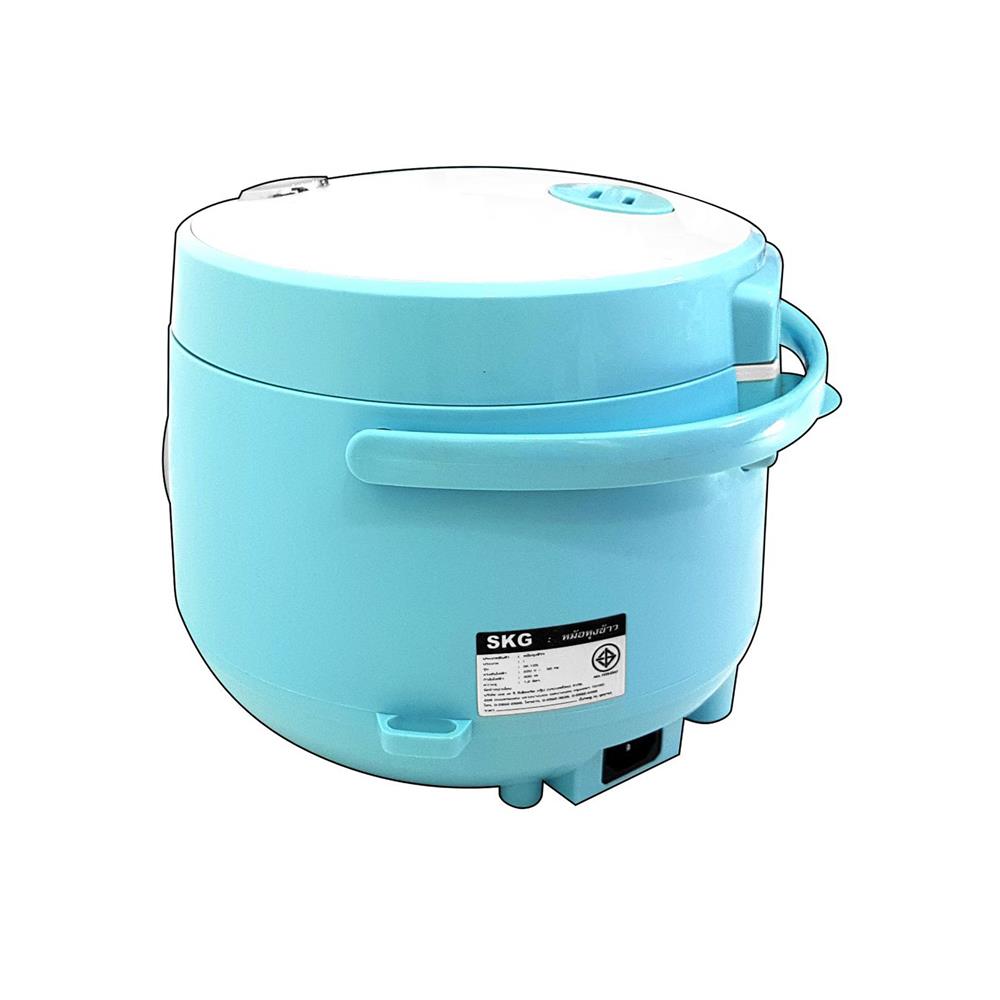 หม้อหุงข้าว MANUAL SKG SK-125 1.2 ลิตร สีขาว/ฟ้า