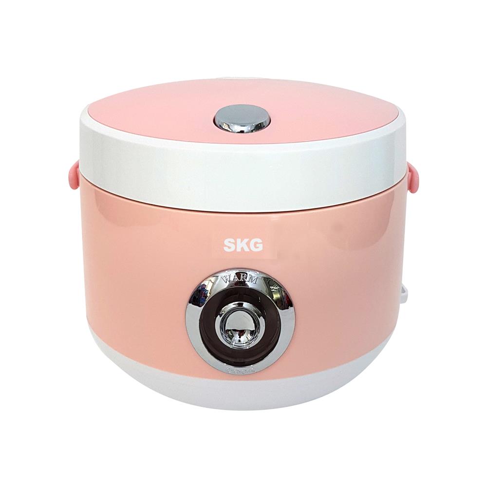 หม้อหุงข้าว MANUAL SKG SK-125 1.2 ลิตร สีขาว/ชมพู