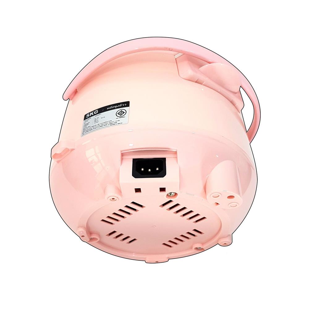หม้อหุงข้าว MANUAL SKG SK-125 1.2 ลิตร สีขาว/ชมพู
