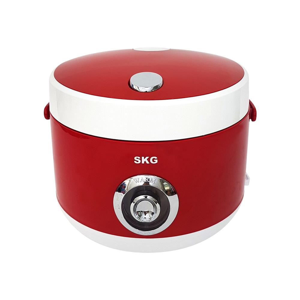 หม้อหุงข้าว MANUAL SKG SK-125 1.2 ลิตร สีขาว/แดง