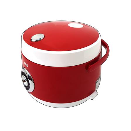 หม้อหุงข้าว MANUAL SKG SK-125 1.2 ลิตร สีขาว/แดง_1