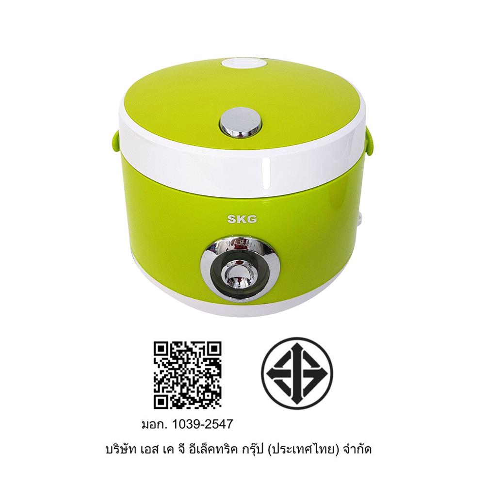 หม้อหุงข้าว MANUAL SKG SK-125 1.2 ลิตร สีเขียว