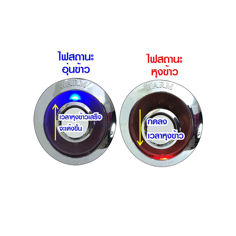 หม้อหุงข้าว MANUAL SKG SK-281 2.8 ลิตร สีชมพู