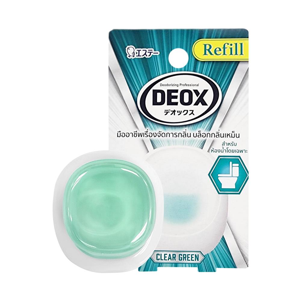 รีฟิลน้ำหอมปรับอากาศห้องน้ำ SHALDAN DEOX 6 มล. CLEAR GREEN