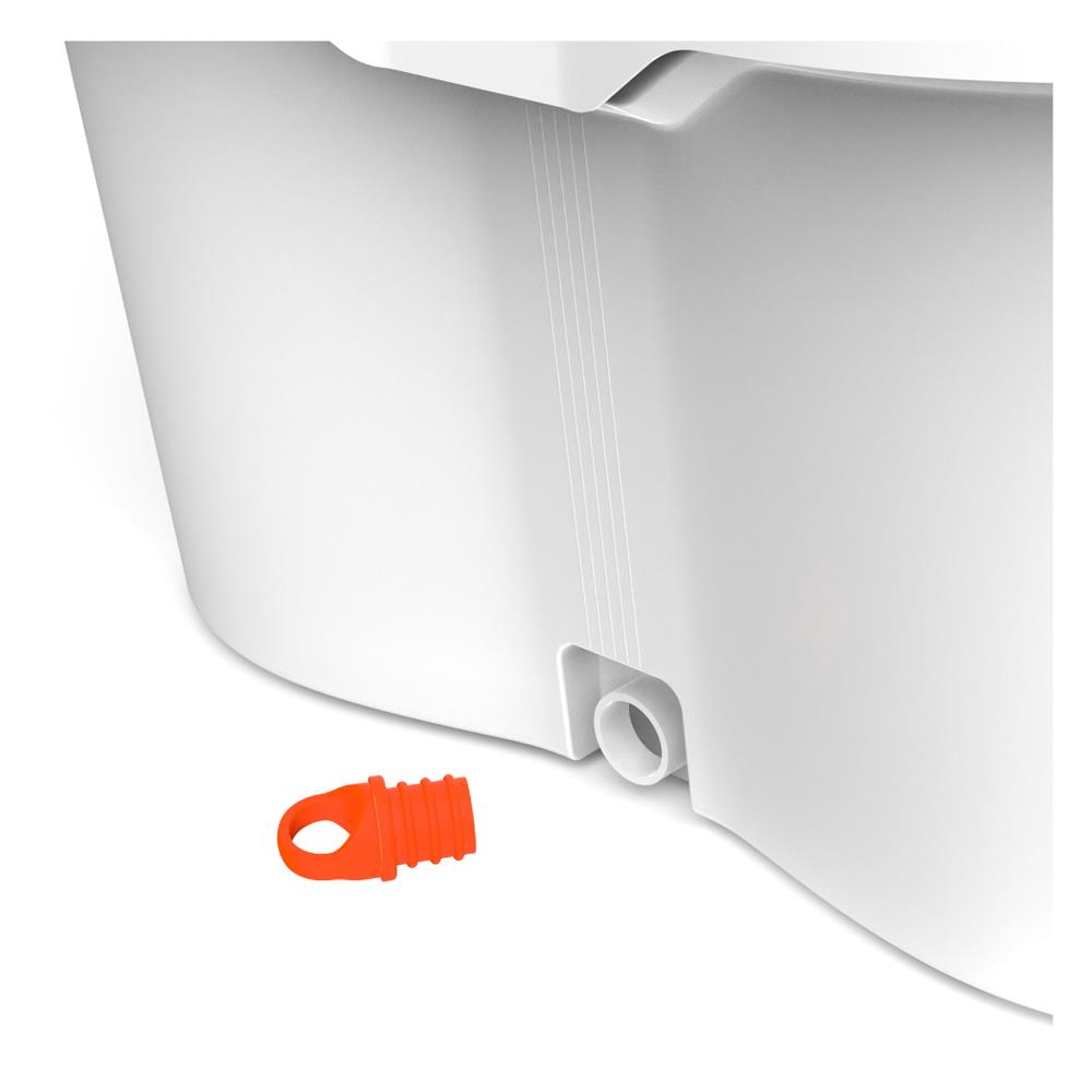 ชุดอุปกรณ์ถังปั่นพร้อมไม้ม็อบ ZUMO เจ๊จิ๋ว ZM04 สีขาว/ส้ม