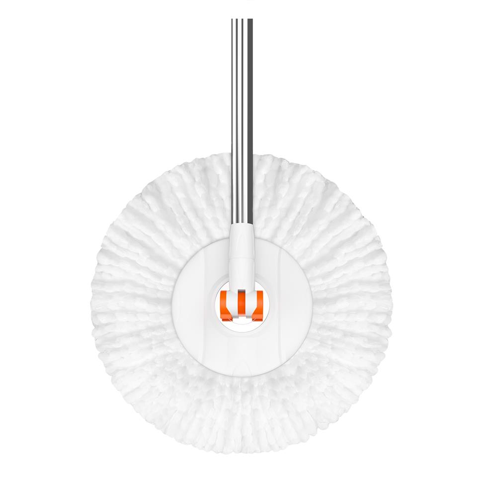 ชุดอุปกรณ์ถังปั่นพร้อมไม้ม็อบ ZUMO เจ๊จิ๋ว ZM04 สีขาว/ส้ม