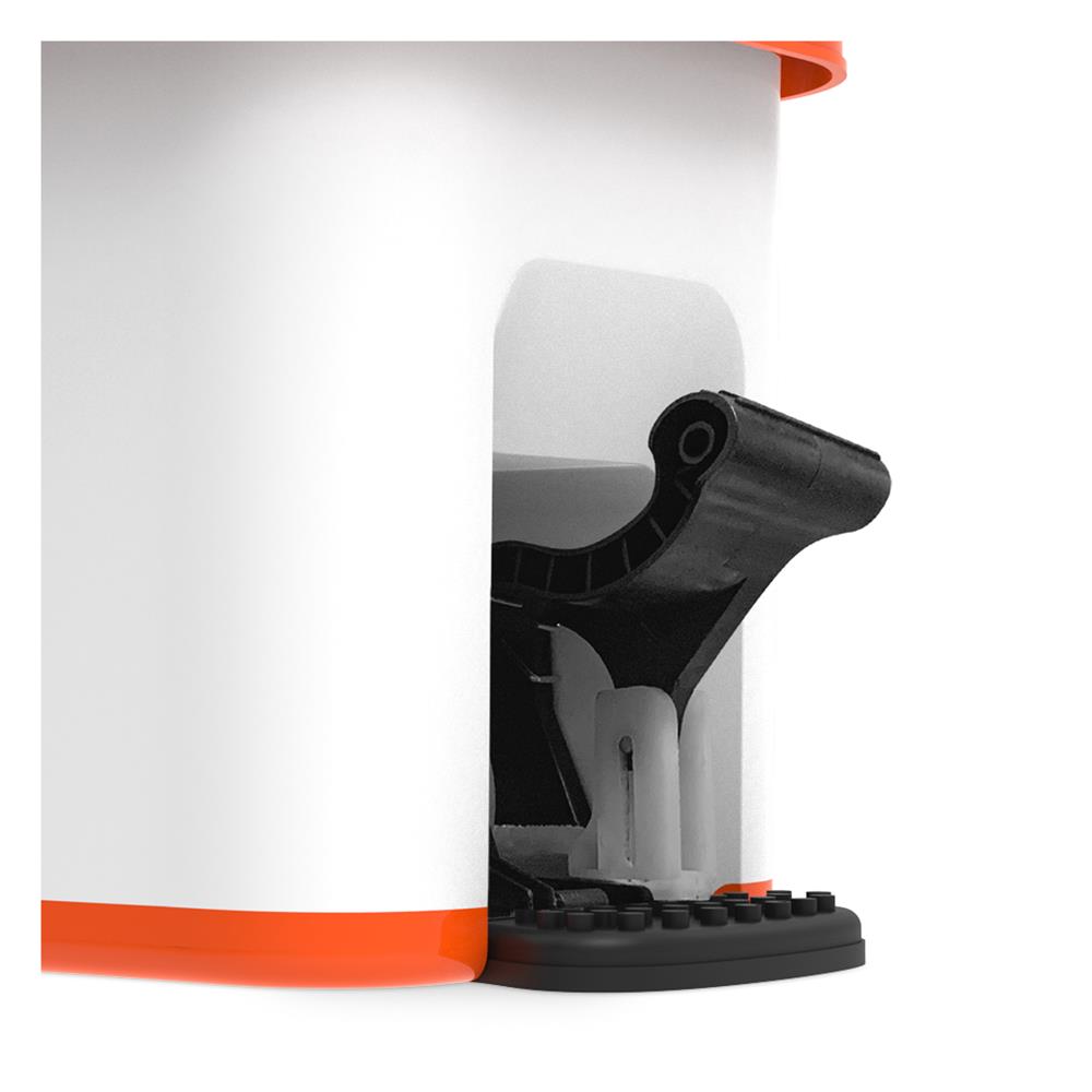 ชุดอุปกรณ์ถังปั่นพร้อมไม้ม็อบ ZUMO DOUBLE POWER ZM02 สีขาว/ส้ม