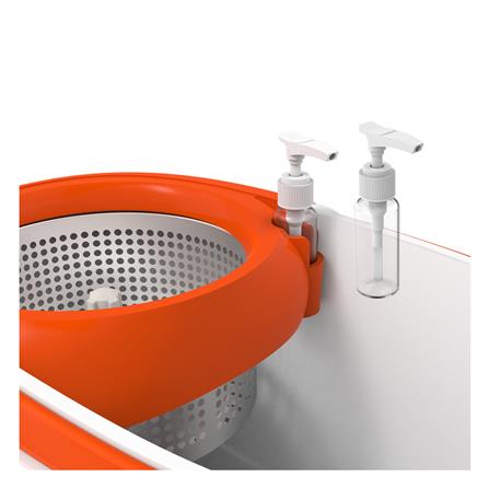 ชุดอุปกรณ์ถังปั่นพร้อมไม้ม็อบ ZUMO EMPIRE ZM03 สีขาว/ส้ม_4