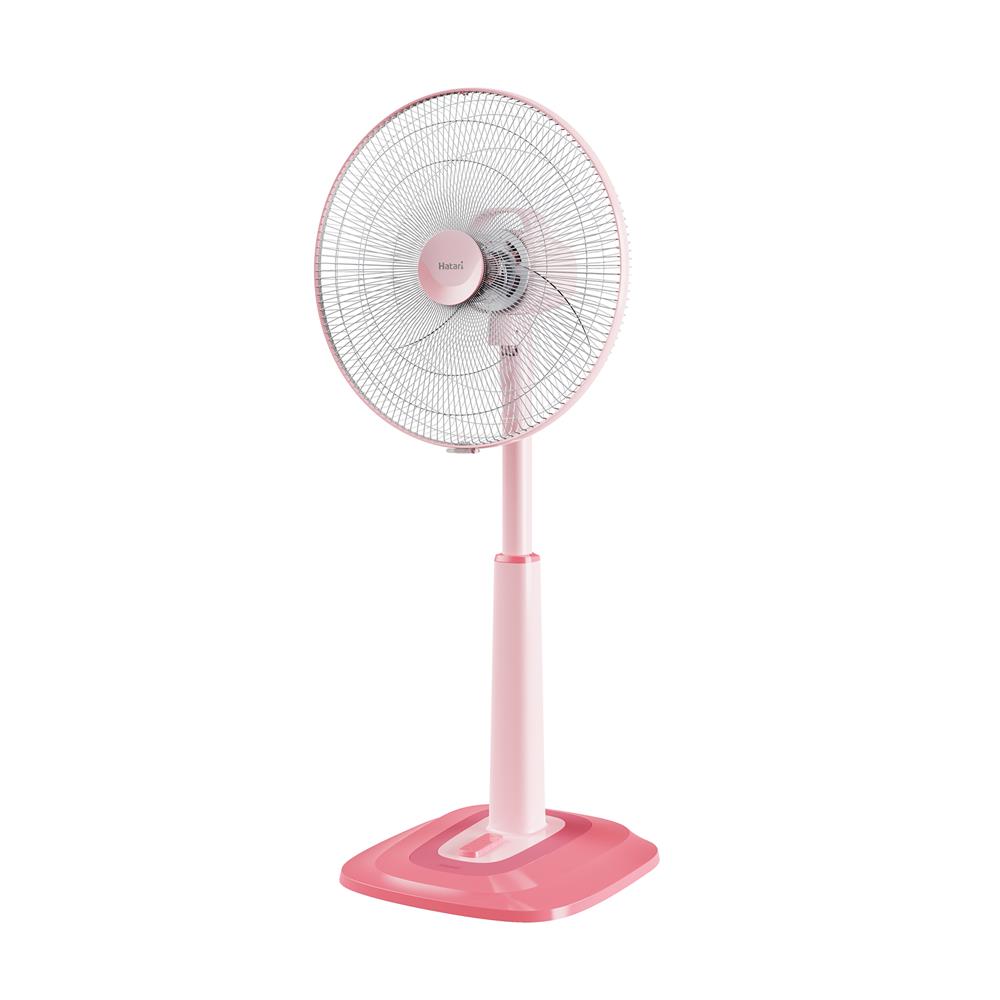พัดลมสไลด์ 18 นิ้ว HATARI S18C1 สีชมพู
