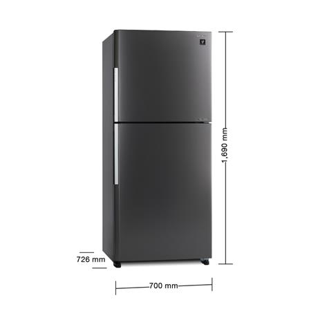 ตู้เย็น 2 ประตู SHARP SJ-XP470TP-DK 15.2 คิว สีเทาเข้ม_8