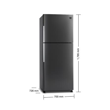 ตู้เย็น 2 ประตู SHARP SJ-XP500TP-DK 16.6 คิว สีเทา_8