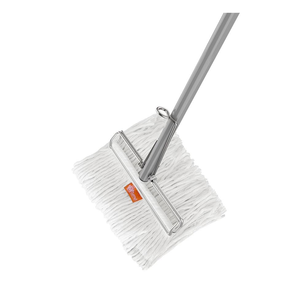 ไม้ม๊อบถูพื้นแบบหนีบด้ามยาว 10 นิ้ว ZUMO ZM13 สีขาว/ส้ม