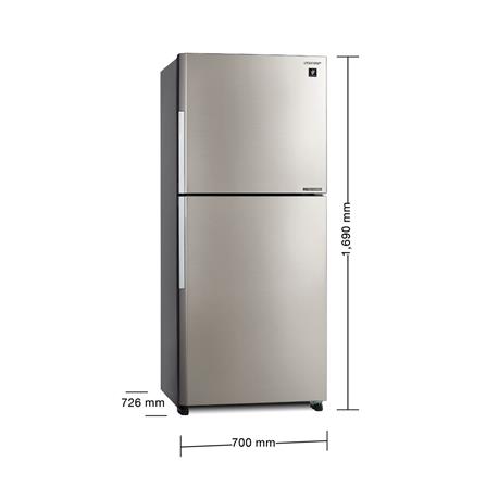 ตู้เย็น 2 ประตู SHARP SJ-XP470TP-SL 15.2 คิว สีเงิน_8