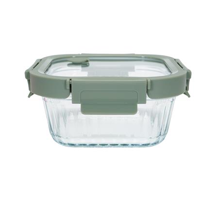 กล่องอาหารแก้วเหลี่ยม KECH RENA 0.52 ลิตร สีเทา_2