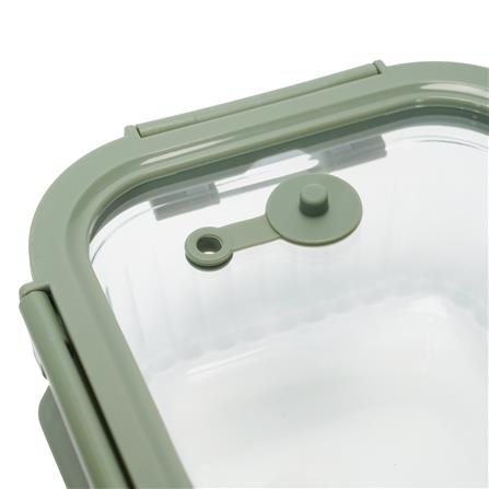 กล่องอาหารแก้วเหลี่ยม KECH RENA 0.64 ลิตร สีเทา_3