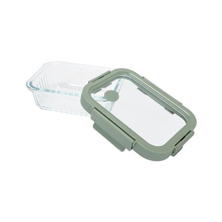 กล่องอาหารแก้วเหลี่ยม KECH RENA 0.37 ลิตร สีเทา_2