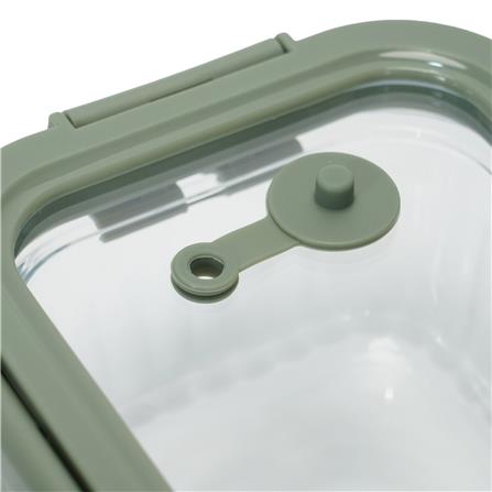 กล่องอาหารแก้วเหลี่ยม KECH RENA 0.37 ลิตร สีเทา_4