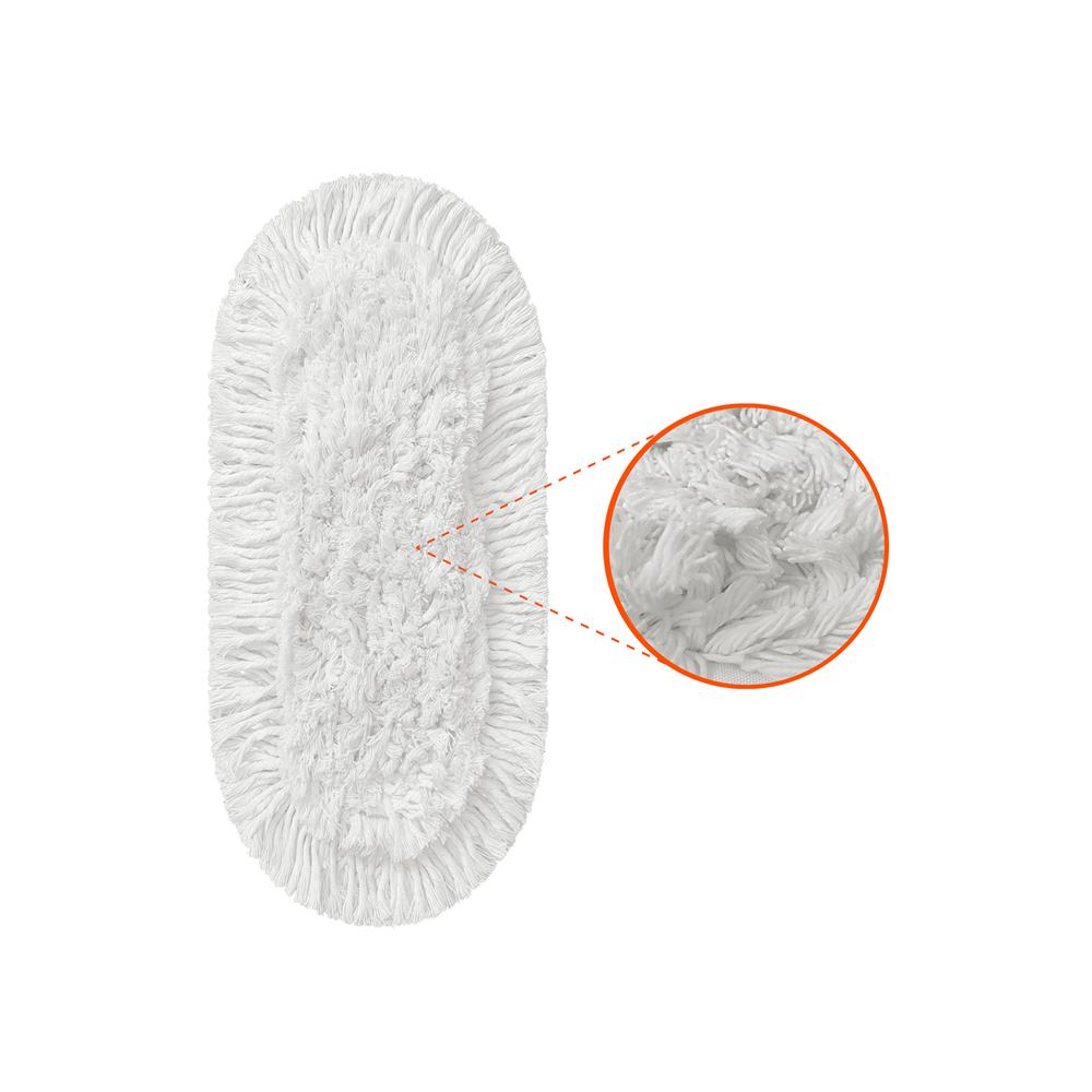 ไม้ม็อบถูพื้นดันฝุ่น 24 นิ้ว ZUMO ZM24 สีขาว/ส้ม