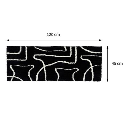 พรม HOME LIVING STYLE BILLIE 45X120 ซม. สีดำ_8