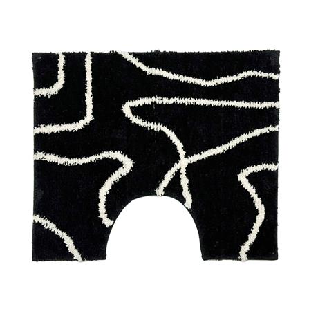 พรมห้องน้ำ HOME LIVING STYLE BILLIE 50X60 ซม. สีดำ_0