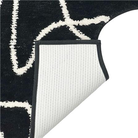 พรมห้องน้ำ HOME LIVING STYLE BILLIE 50X60 ซม. สีดำ_1