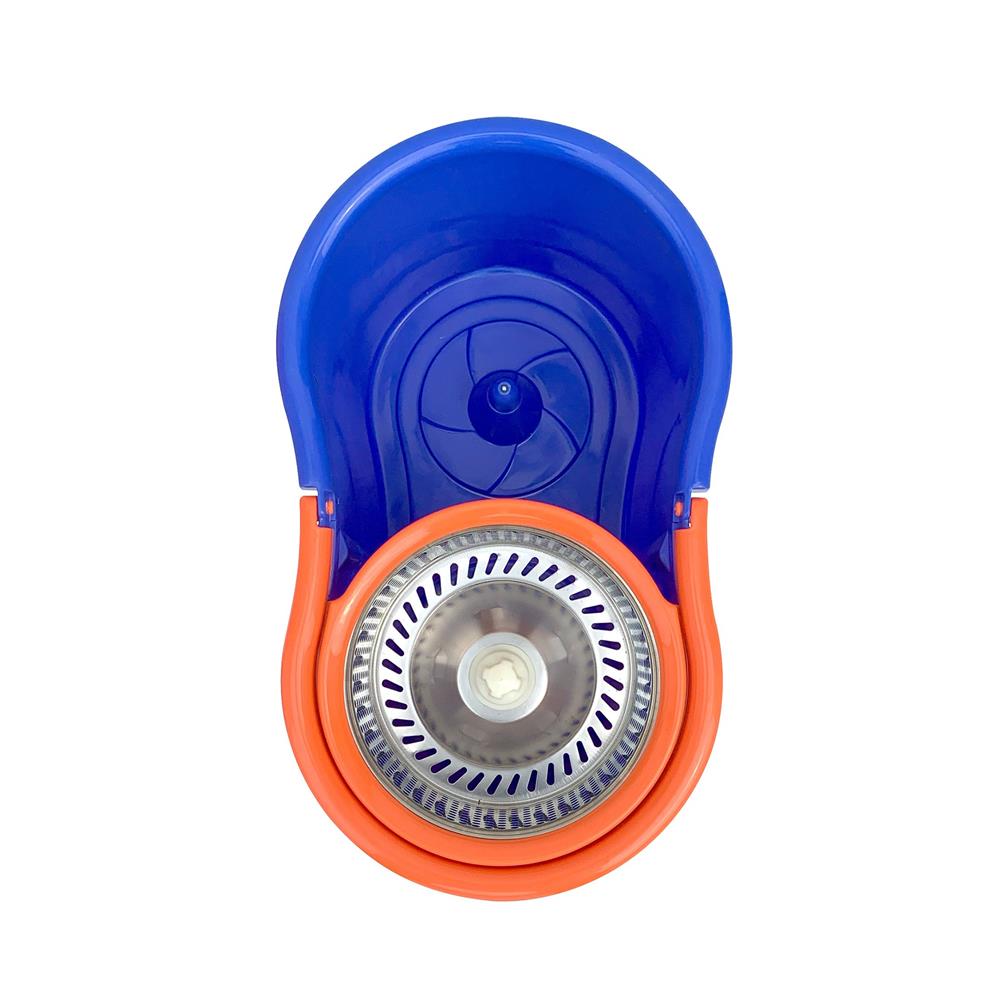 ชุดอุปกรณ์ถังปั่นพร้อมไม้ม็อบ NAMI WAVE สีส้ม/น้ำเงิน