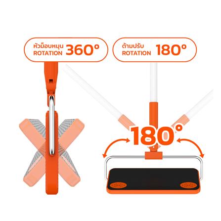 ไม้เมจิกม็อบดันฝุ่น ZUMO YOYO ZM33 สีขาว/ส้ม_4