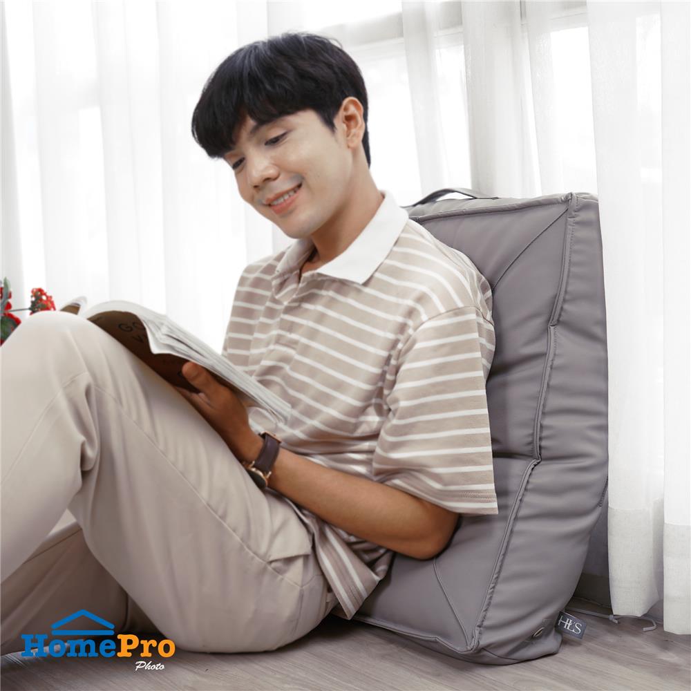 เบาะรองนั่ง HOME LIVING STYLE COLONY 22X22 นิ้ว สีเทา