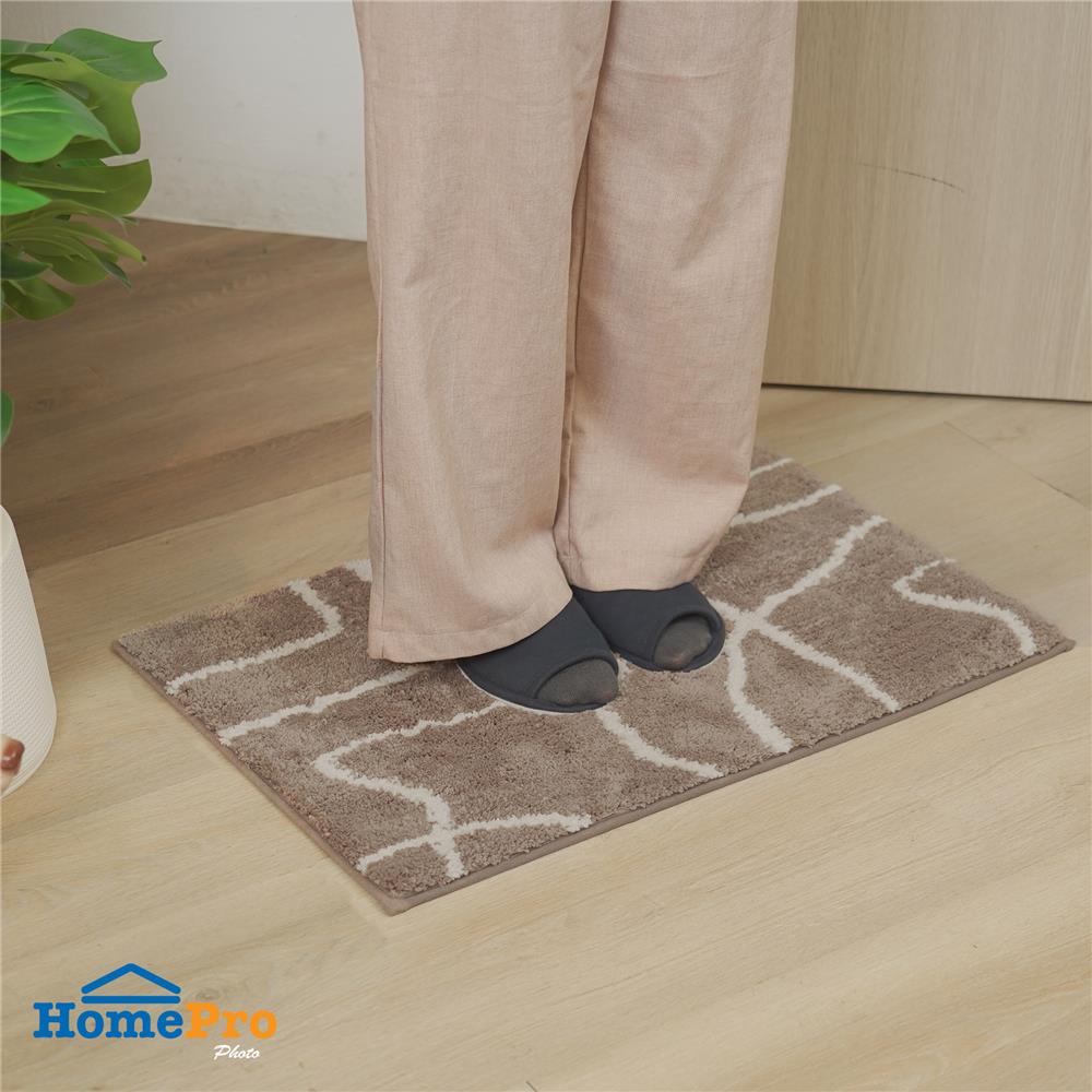 พรม HOME LIVING STYLE BILLIE 45X70 ซม. สีน้ำตาล