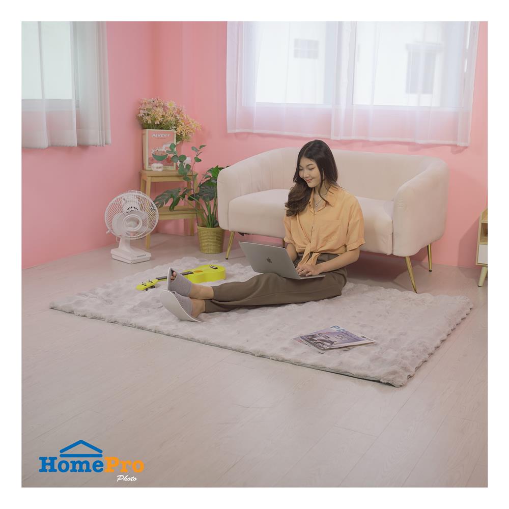 พรม HOME LIVING STYLE BUBBLE 120X180 ซม. สีเทา