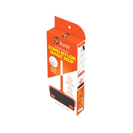 ไม้เมจิกม็อบดันฝุ่น ZUMO NYLON ZM14 สีขาว/ส้ม_4