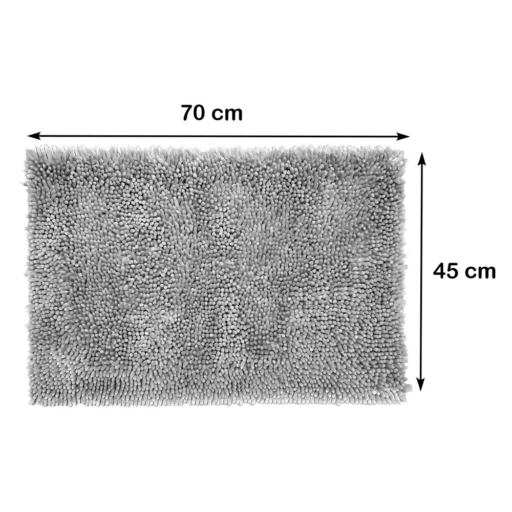 พรม HOME LIVING STYLE GRACE 45X70 ซม. สีเทาอ่อน