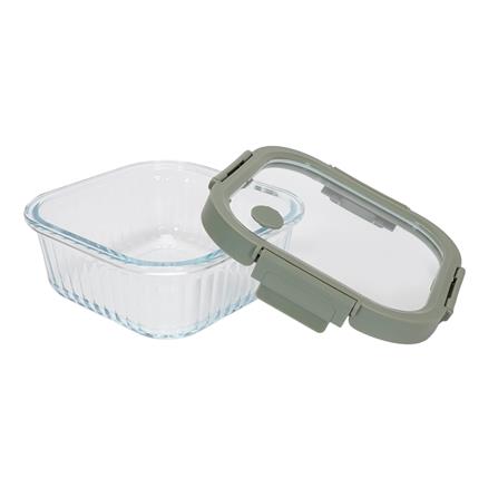 กล่องอาหารแก้วเหลี่ยม KECH RENA 0.8 ลิตร สีเทา_3