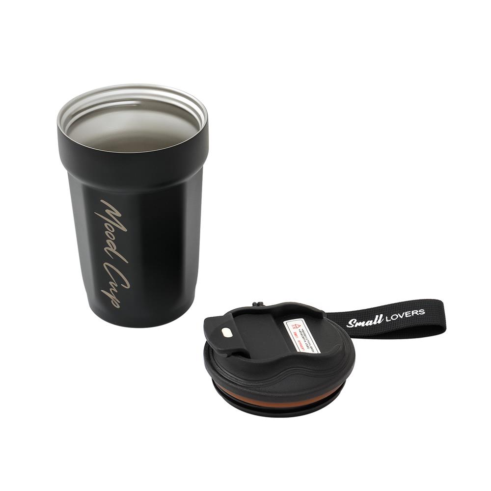 แก้วน้ำสเตนเลส SMALL LOVERS 0.48 ลิตร สีดำ