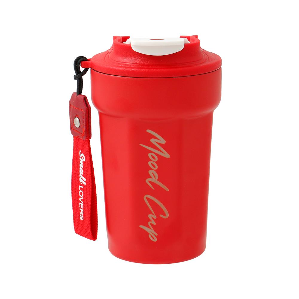 แก้วน้ำสเตนเลส SMALL LOVERS 0.48 ลิตร สีแดง