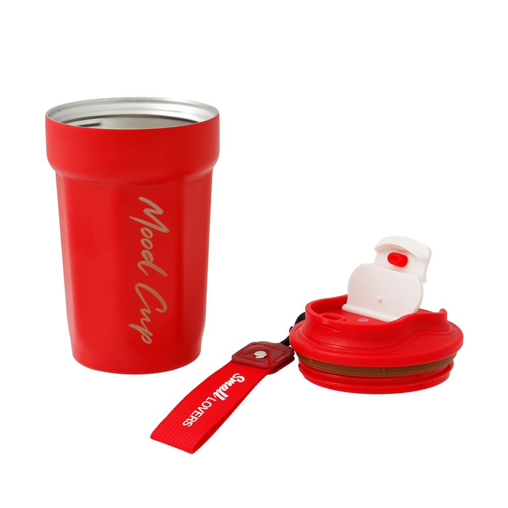 แก้วน้ำสเตนเลส SMALL LOVERS 0.48 ลิตร สีแดง