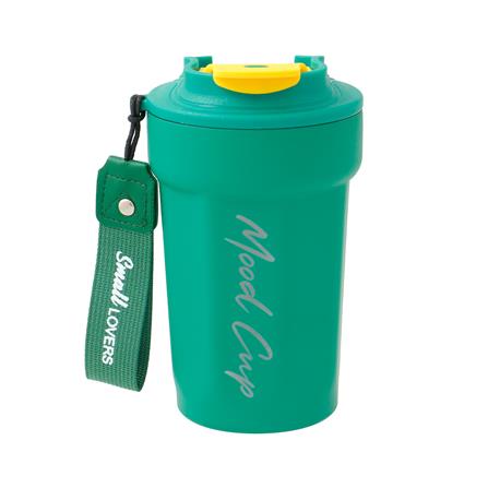 แก้วน้ำสเตนเลส SMALL LOVERS 0.48 ลิตร สีเขียว_0