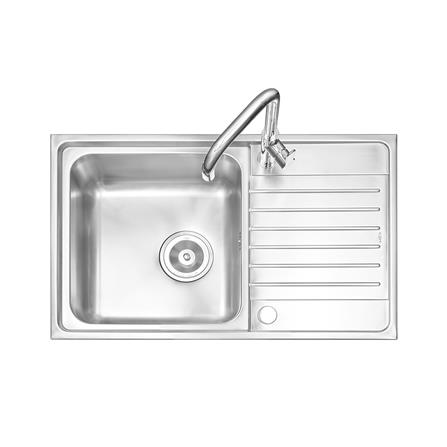 ซิงค์ฝัง 1 หลุม 1 ที่พัก MEX DLC81 สีเงิน_0